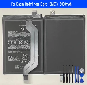 100% Аккумулятор BM57 для Xiaomi POCO X3 GT / Redmi Note10pro Китайская Ремонтная Деталь Оригинальной Емкости Аккумуляторов для телефонов Bateria