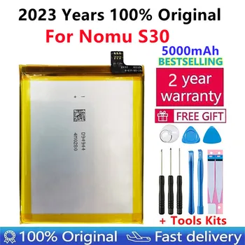 100% Оригинальная высококачественная новая сменная батарея емкостью 5000 мАч для мобильного телефона Nomu S30 + инструменты для дерева