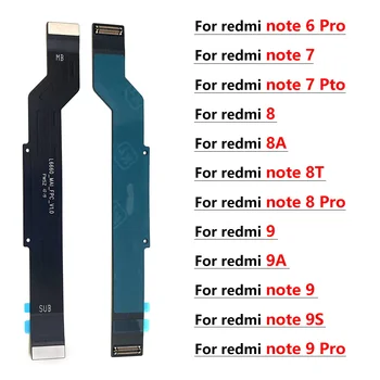 100% Оригинальная Основная Плата Разъем материнской платы Гибкий Кабель Для Xiaomi Redmi 8 8A 9 9A 9C Note 6 7 8 9 Pro 9S 8T
