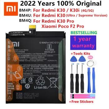 100% Оригинальный Аккумулятор телефона XIAO MI BM4P BM4U BM4Q Для Xiaomi Redmi K30 Pro K30Pro Высшей Версии Poco F2 Pro + Бесплатные инструменты
