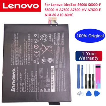 100% Оригинальный Аккумулятор 6340 мАч L11C2P32 для Lenovo IdeaTad S6000 S6000-F S6000-H A7600 A7600-HV A7600-F A10-80 A10-80HC + Инструменты