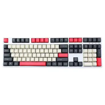 104 Колпачка для ключей из ПБТ Разных цветов, Универсальные колпачки для клавиш для механической клавиатуры Cherry MX, колпачки для клавиш