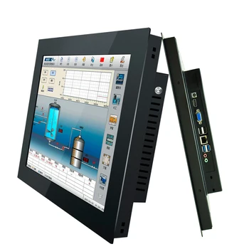 15,6-дюймовый Мини-планшетный ПК со встроенным Промышленным Управлением, Универсальный Компьютер с резистивным сенсорным экраном для Win10 Pro/Linux