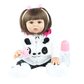 19-дюймовые куклы-реборны В комплекте, Реалистичные игрушки ручной работы для девочек, подарок на День рождения