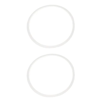 2 силиконовых уплотнительных кольца для скороварки Диаметром 22 см, прозрачный белый