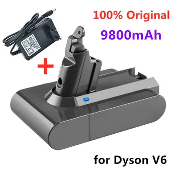 21,6 V 9800 mAh Литий-ионный Аккумулятор для Dyson V6 DC58 DC59 DC62 DC74 SV09 SV07 SV03 965874-02 Аккумулятор для Пылесоса L30 + зарядное устройство
