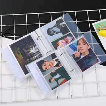3-дюймовая 4-дюймовая 5-дюймовая 6-дюймовая Матирующая Прозрачная Обложка Фотоальбом для Мгновенной печати Fuji карта быстрого набора Instax Фотокнига