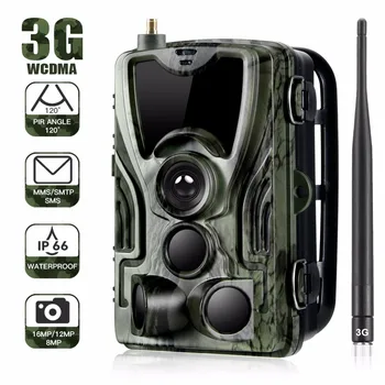 3G MMS Trail camera 0,3 s Триггерная охотничья камера 940nm IR LED фотоловушки 16mp 1080p HD ночного видения scout animal camera HC-801G