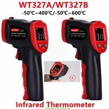 5 шт. Ручной инфракрасный термометр WT327A/WT327B, бесконтактный измеритель температуры с цветным экраном, пистолет для измерения температуры кубиков льда