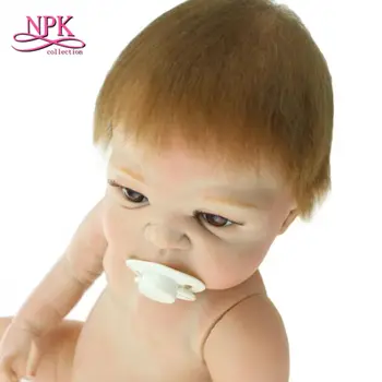 50 см Новый Дизайн, Силиконовые Куклы-реборн-Бэби, Голая кукла, Силиконовые куклы-Реборн-Бэби Для ванной, Игрушки для новорожденных, Кукла для купания детей