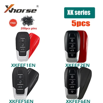 5ШТ Xhorse XKFEF1EN Универсальный провод VVDI Дистанционный ключ XKFEF2EN XKFEF5EN XKFEF6EN Автомобильный Дистанционный ключ для VVDI2 VVDI MINI Key Tool MAX