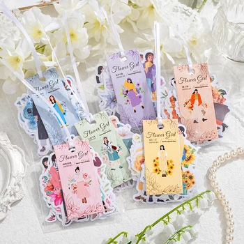6 упаковок/лот, серия Maiden flowering, ретро-маркеры, украшение для фотоальбома, бумажная наклейка maskingn washi