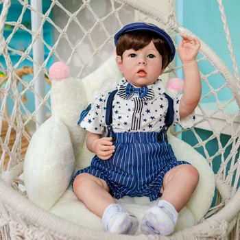 70 см Reborn Baby Boy Кукла-реборн Аксессуары для подарков на день рождения для мальчиков и девочек