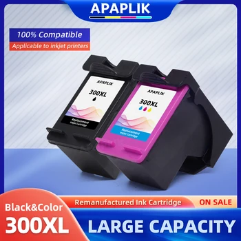 APAPLIK Сменные Чернильные Картриджи 300XL для HP 300 для HP 300 XL Deskjet F4280 F4580 D2560 D2660 D5560 Envy 100 110 120 Принтер