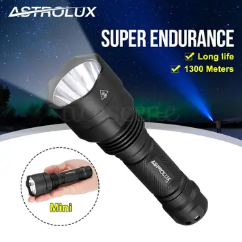 Astrolux C8 XP-L HI Мощный фонарик с зумом, светодиодный фонарик, аккумулятор 18650, лучший для кемпинга, аварийной ситуации на открытом воздухе