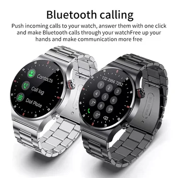 Bluetooth Вызов Смарт-часы Мужские 2022 Спортивный браслет NFC Водонепроницаемый Пользовательский циферблат Мужские умные часы для IOS Android