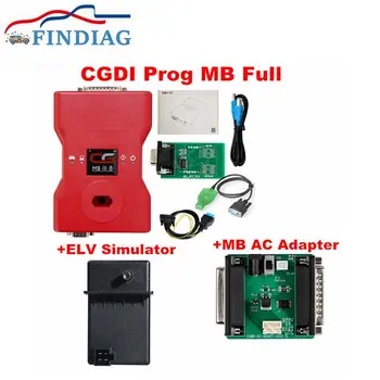 CG MB CGDI Prog Для Benz Key programmer EIS ELV MB Simulator Оригинальная Поддержка Всех потерянных ключей с полными адаптерами ELV Repair adapter