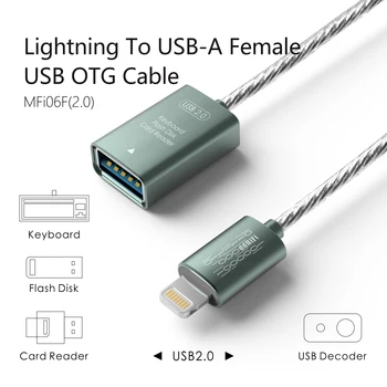 DDHiFi MFI06F 2.0 Lightning-USB-разъем USB OTG для различных устройств