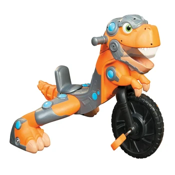 Dino Trike, детский трехколесный велосипед с реалистичными звуками динозавра и регулируемым сиденьем-для детей, девочек и мальчиков в возрасте 3-5 лет