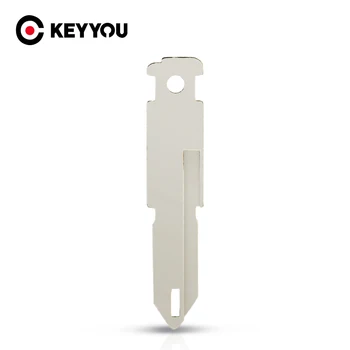 KEYYOU 10x NE73 Заготовка для дистанционного ключа автомобиля Renault/Citroen/Peugeot 206 для замены неразрезанного лезвия для ключей