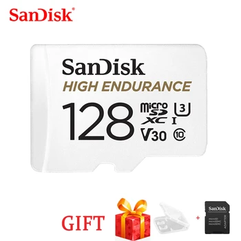 SanDisk100% Высокоточный Видеомониторинг 32 ГБ 64 ГБ 128 ГБ 256 ГБ tf Карта microSD SDHC/SDXC Class10 TF Карта для видеомониторинга