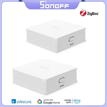 SONOFF SNZB-02 Zigbee 3.0 Датчик температуры и влажности Работает с ZBBridge, Поддерживает проверку данных в режиме реального времени через приложение Alexa eWeLink