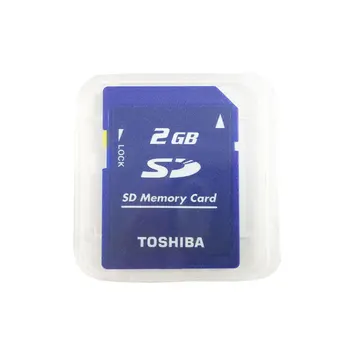 Toshiba 2GB Class2 SD-M02G SD Card Стандартная защищенная карта памяти SD для цифровых фотоаппаратов и видеокамер Lock Memoria SD