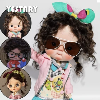 YESTARY BJD Кукольный парик подходит для кукольных аксессуаров Размера Blythe, Парик, Имитация волос Из Мохера, Модные Маленькие Вьющиеся парики