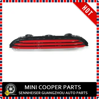 Абсолютно новый АБС-пластик с защитой от ультрафиолета Mini Ray Style Red Cooper Модель Планки Передней решетки Для mini cooper F55 F56 F57 (3 шт./компл.)