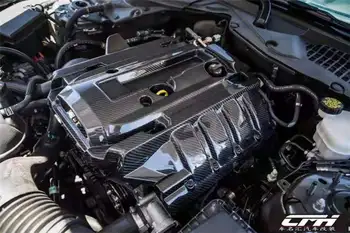 Автомобильная крышка двигателя из углеродного волокна, капот, подходит для Ford Mustang 2,3T 2015 2016 2017 2018 2019