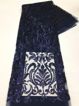 Африканская Кружевная ткань с блестками 2023, Высококачественная Французская Кружевная ткань, Нигерийские Кружевные ткани для Пошива Свадебного платья для вечеринокxx5598