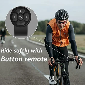 Беспроводной пульт дистанционного управления Smart Wireless Remote Bluetooth-совместимый громкой телефонной связи для шлема, наушников, руля мотоцикла/велосипеда