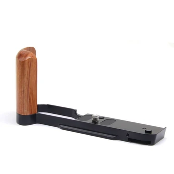 Быстроразъемная L-образная пластина, деревянная боковая ручка, кронштейн, рукоятка для цифровой камеры NIKON ZFC, Аксессуары для штатива, черный