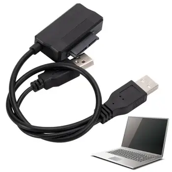 Внешний накопитель SSD Конвертер Кабель-адаптер оптического привода С интерфейсом универсальной шины USB В кабель преобразования USB2.0 для 6p7p