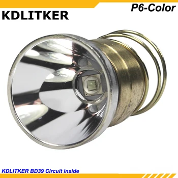 Вставной светодиодный модуль KDLITKER P6-Color 10 Вт, изготовленный на заказ, зеленый, 520 нм, 800 люмен (диаметр 26,5 мм)