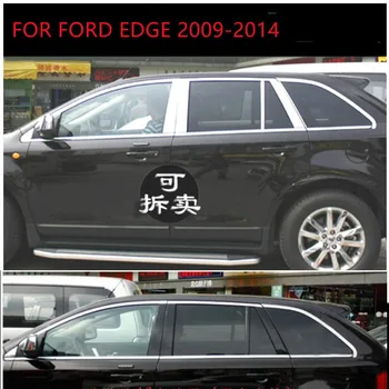Высококачественные полоски для стайлинга автомобилей из нержавеющей стали, отделка окон автомобиля, аксессуары для FORD EDGE 2009-2014