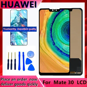 Дисплей Для Huawei Mate 30 ЖК-дисплей с Сенсорным экраном, Дигитайзер TAS-L09, Замена TAS-L29 для MATE30, экран Без отпечатков пальцев