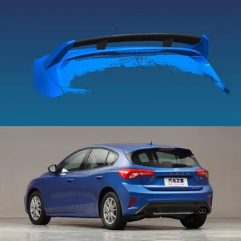 Для Ford focus RS spoiler 2018 + Высококачественный материал ABS, цвет грунтовки заднего крыла Автомобиля, задний спойлер для focus spoiler