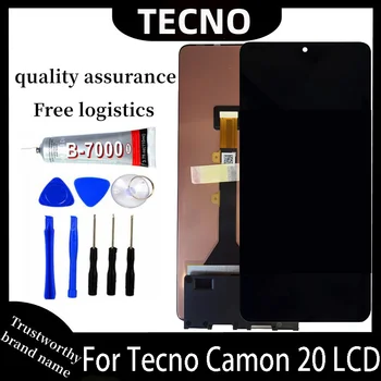 Для Tecno Camon 20 Pro CK6n CK7n CK8n CK9n X678B X6710 ЖК-дисплей с Сенсорным экраном, Дигитайзер, Сборка, Замена Запасных Частей