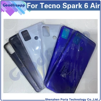 Для Tecno Spark 6 Air KE6 Задняя крышка Корпуса двери Задняя крышка Батарейного отсека Для замены Spark6Air