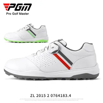 Женская обувь PGM Golf 2022 Новая водонепроницаемая обувь Кроссовки из микрофибры с защитой от бокового скольжения Обувь для гольфа