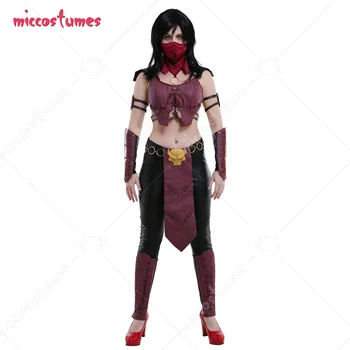 Женский игровой костюм ниндзя, комплект костюмов для косплея с лицевой панелью