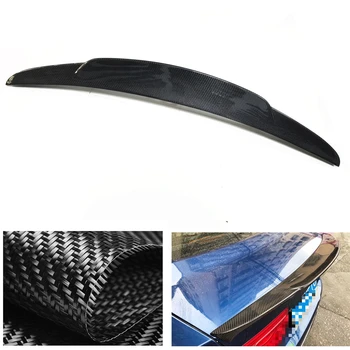 Задний Спойлер багажника из углеродного волокна, Верхнее крыло, Накладка на крышку багажника, Верхний Разветвитель Для Jaguar XE XEL 2015-2018