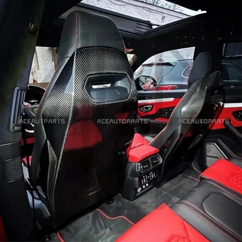 Задняя крышка сиденья из натурального сухого углеродного волокна, Внутренняя Кованая карбоновая крышка спинки для Lamborghini URUS 2018up