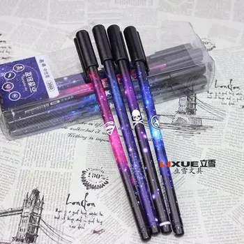 Канцелярские принадлежности серии Harajuku Star, мультяшная ручка, 0,38 мм, черные точки заправки, гелевая ручка, игольчатая ручка, Бесплатная доставка