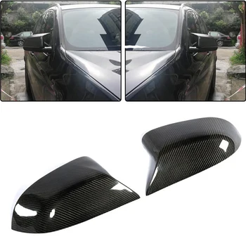 Карбоновые/Глянцево-Черные Автомобильные Крышки Зеркал заднего вида для BMW X3 G01 X4 G02 X5 G05 X6 G06 X7 G07 2020 Заменяют Крышки Зеркал
