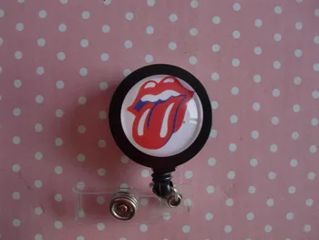Катушка с именем Rolling Stones, выдвижной держатель для бейджа 10 шт./лот