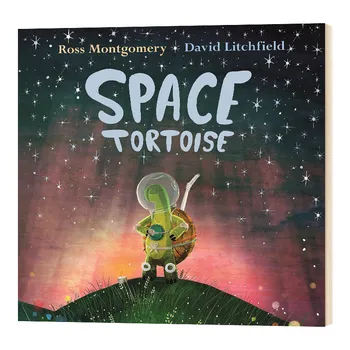 Космическая черепаха Дэвид Личфилд, Детские книги от 0 до 3 лет, английская книжка с картинками 9780571331055