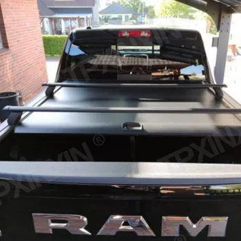 Крышки багажника Автомобиля Чехол для кровати Пикапа Dodge Ram 1500 С Рамбоксом Из алюминиевого сплава Выдвижные Складные Рольставни Задние крышки