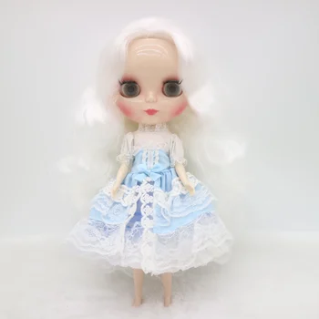 Кукла ню Блит, Фабричная кукла с белыми волосами, Модная кукла, подходящая для смены игрушек BJD своими руками Для девочек